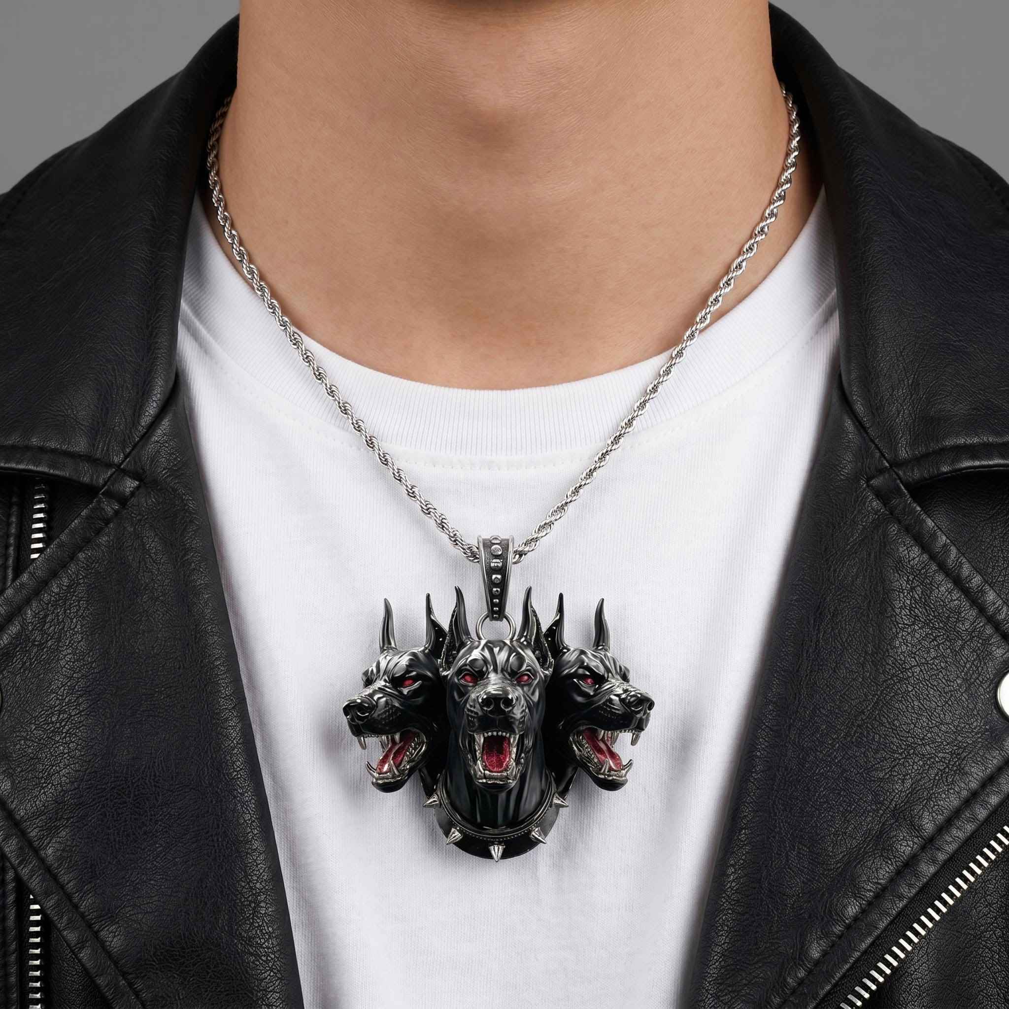 Cerberus Dog Pendant