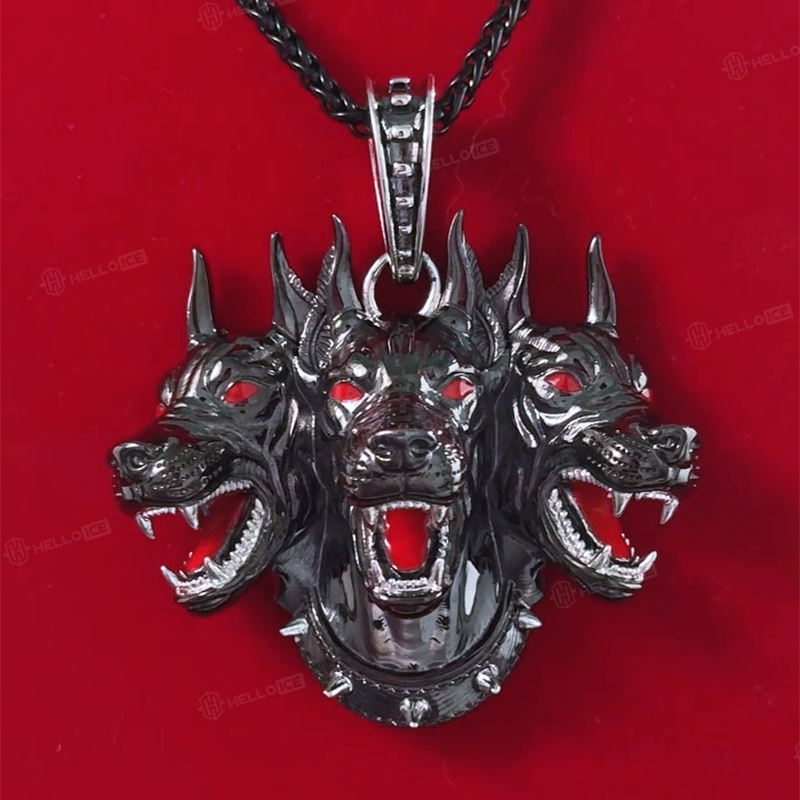 Cerberus Dog Pendant