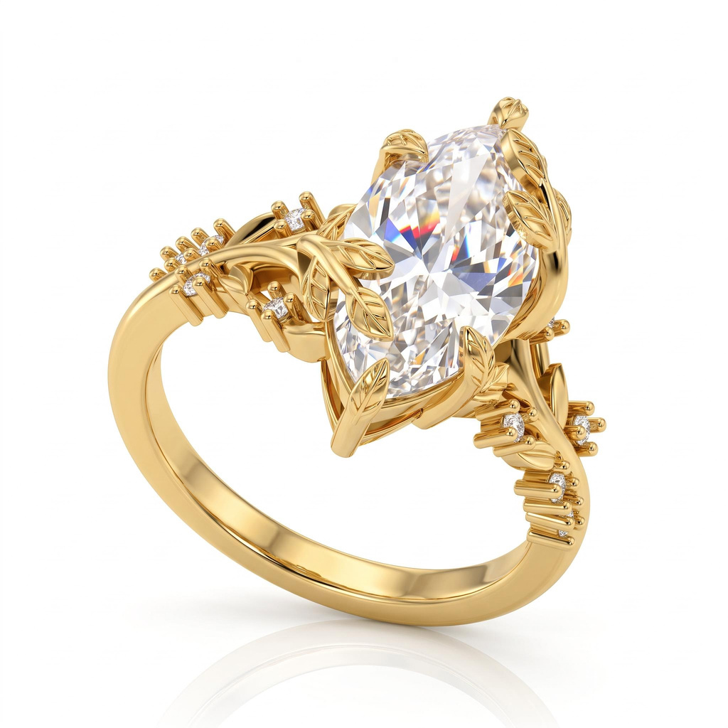 5.1 ct.tw. Vine Marquise Cut Ring 5.1 ct.tw. Vine Marquise Cut Ring