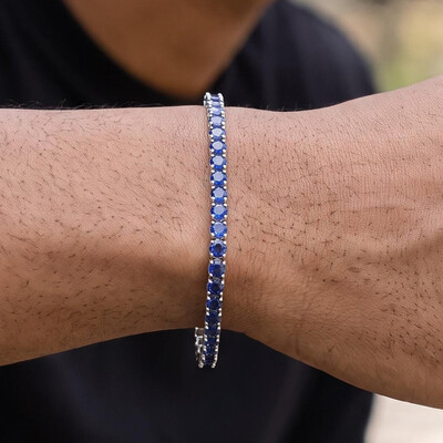 4mm Blue Tennis Bracelet