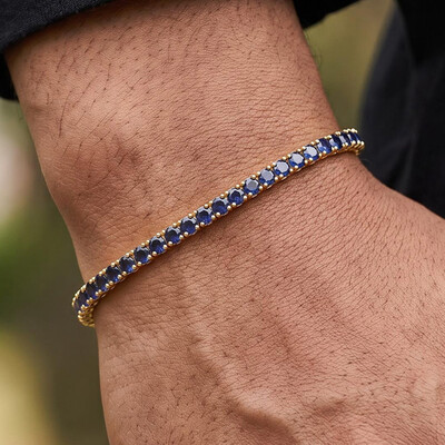 4mm Blue Tennis Bracelet