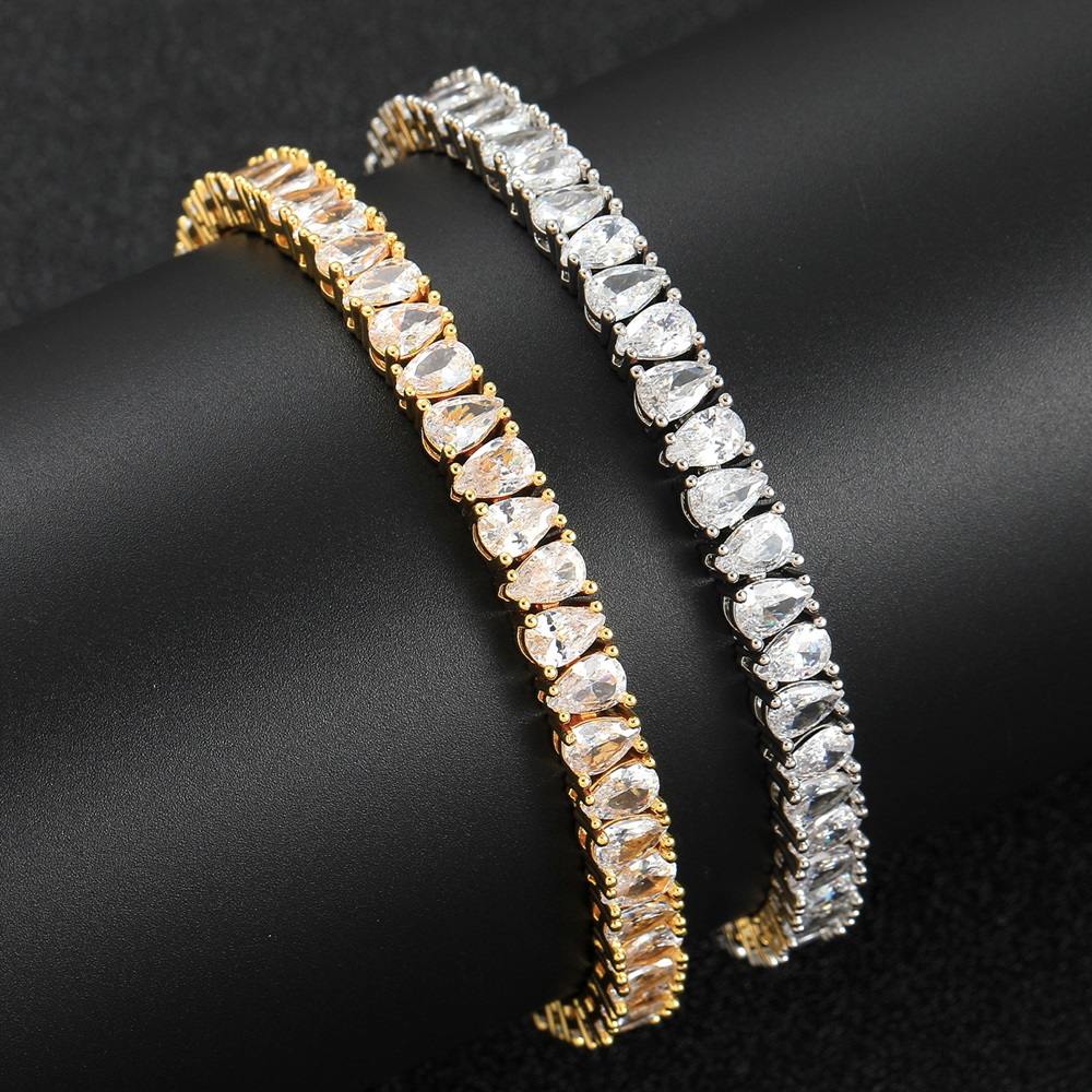 6mm Pear Cut Tennis Bracelet 6mm Pear Cut Tennis Bracelet