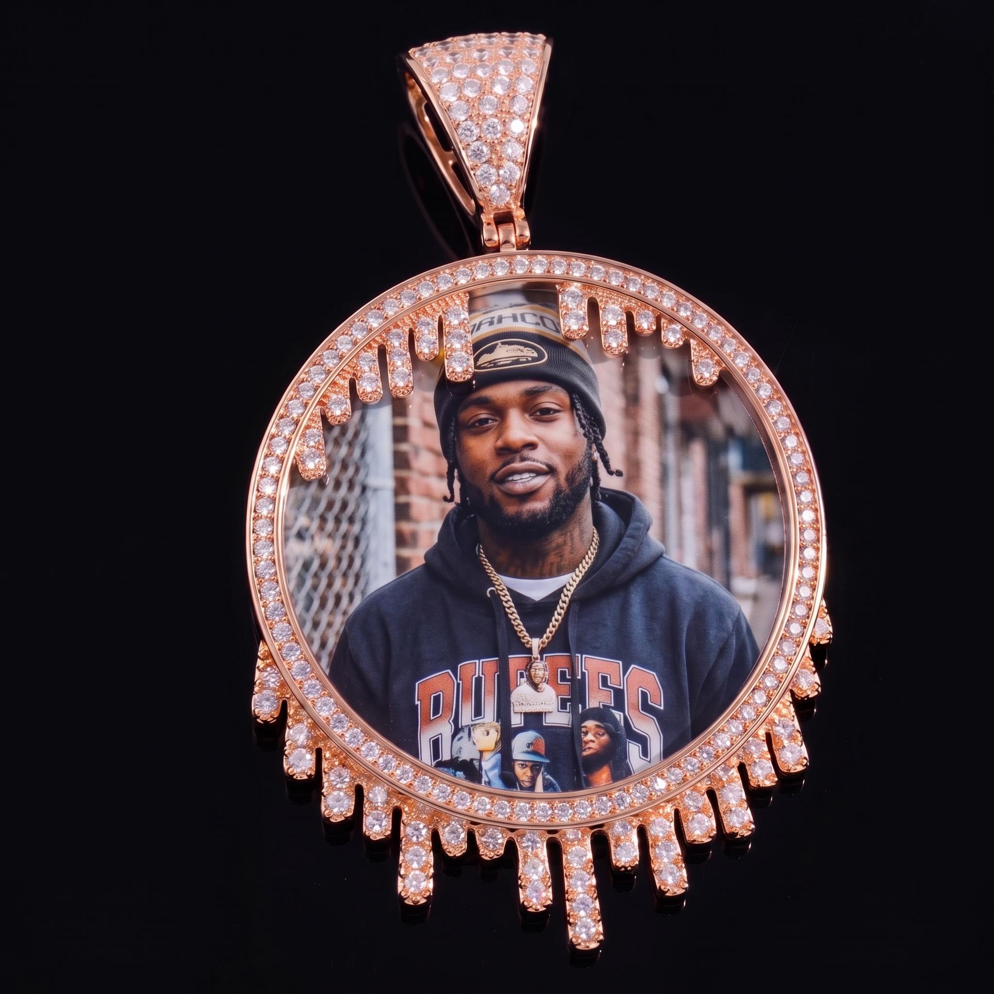 Iced Out Custom Photo Pendant Iced Out Custom Photo Pendant