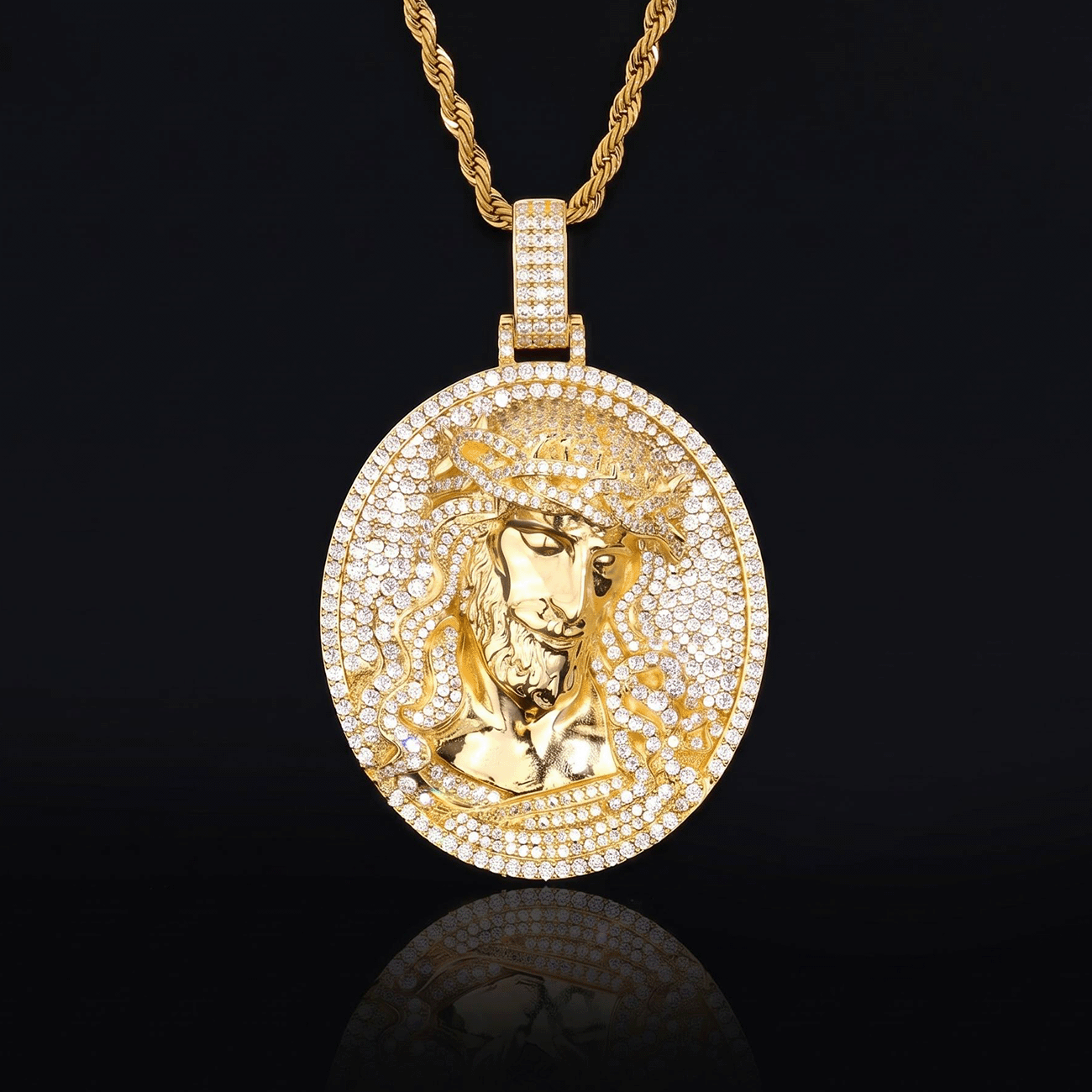 Iced Out Jesus Pendant Iced Out Jesus Pendant