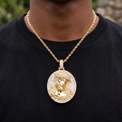 Iced Out Jesus Pendant