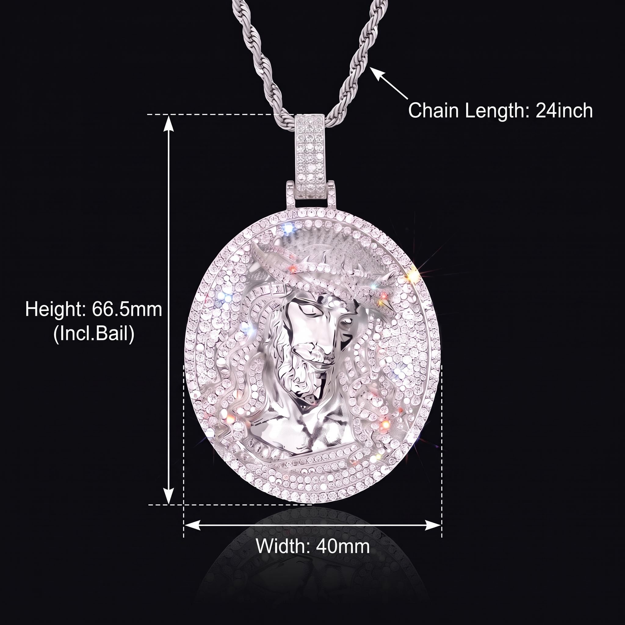 Iced Out Jesus Pendant Iced Out Jesus Pendant