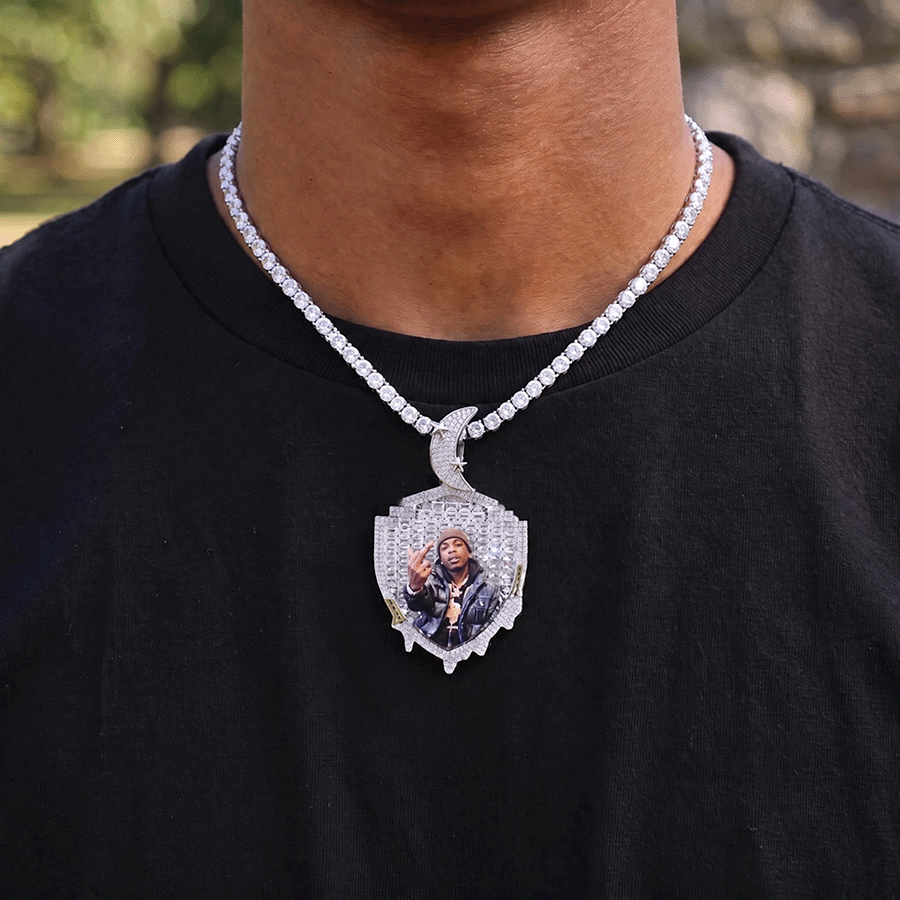 Nebula Custom-Cut Photo Pendant Nebula Custom-Cut Photo Pendant