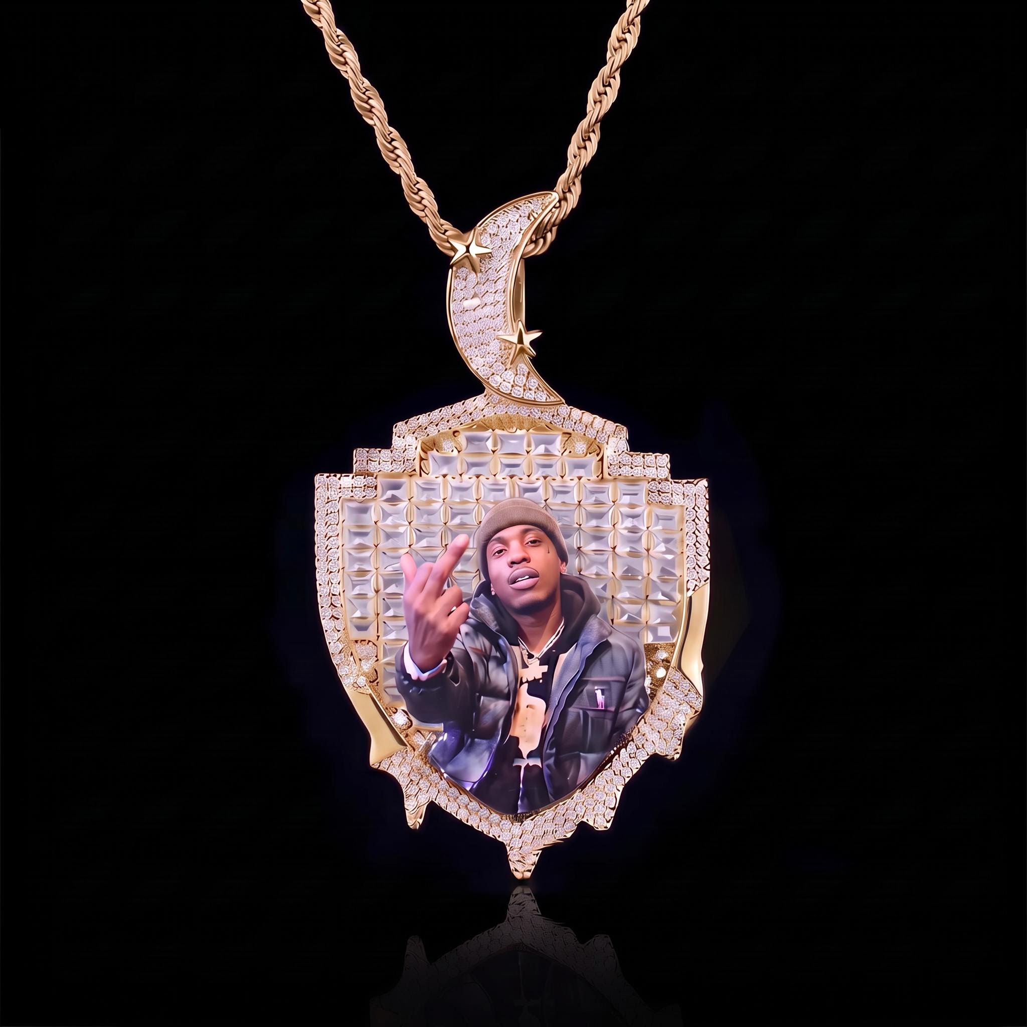 Nebula Custom-Cut Photo Pendant Nebula Custom-Cut Photo Pendant