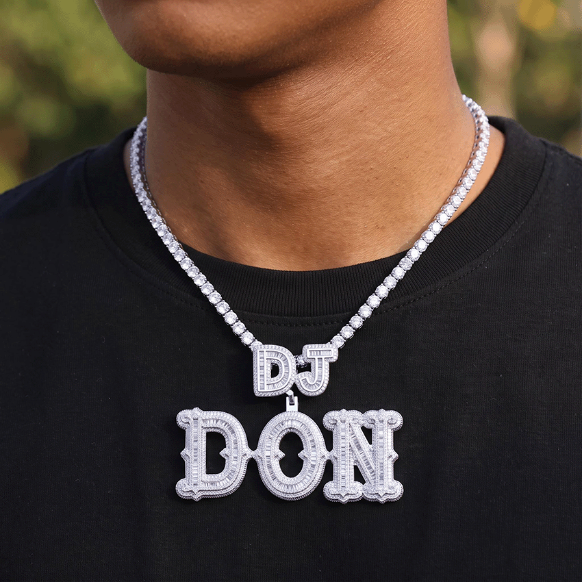 Iced Out Custom Letter Pendant Iced Out Custom Letter Pendant