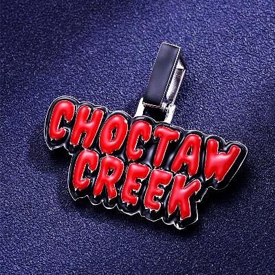 Custom S925 Unique Enamel Letter Pendant Deposit