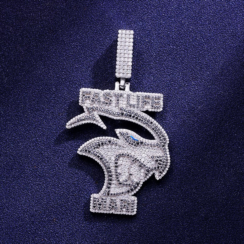 Custom S925 & VVS1 Moissanite Logo & Letter Pendant Deposit