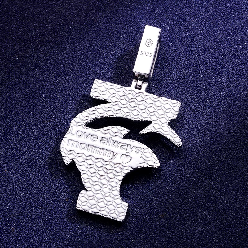 Custom S925 & VVS1 Moissanite Logo & Letter Pendant Deposit