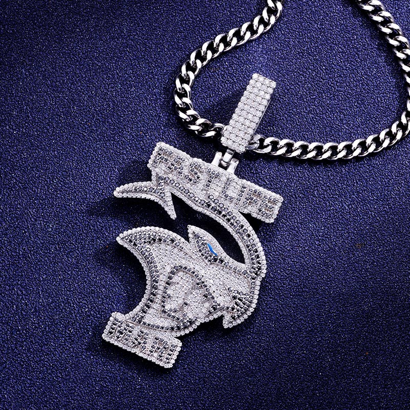 Custom S925 & VVS1 Moissanite Logo & Letter Pendant Deposit