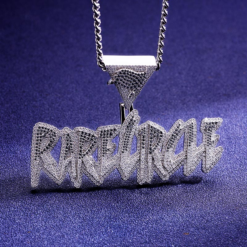 Custom S925 & VVS1 Moissanite Letter Pendant Deposit