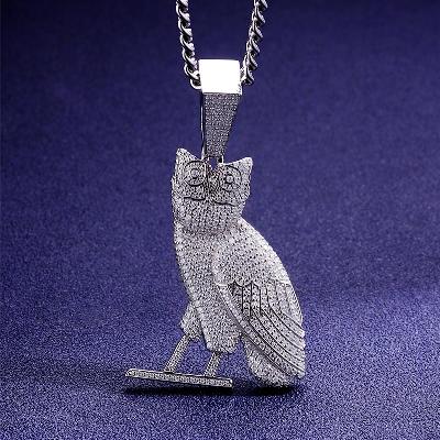 Custom S925 & VVS1 Moissanite Owl Pendant Deposit