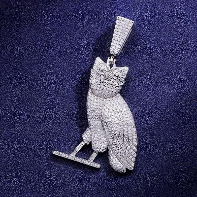 Custom S925 & VVS1 Moissanite Owl Pendant Deposit