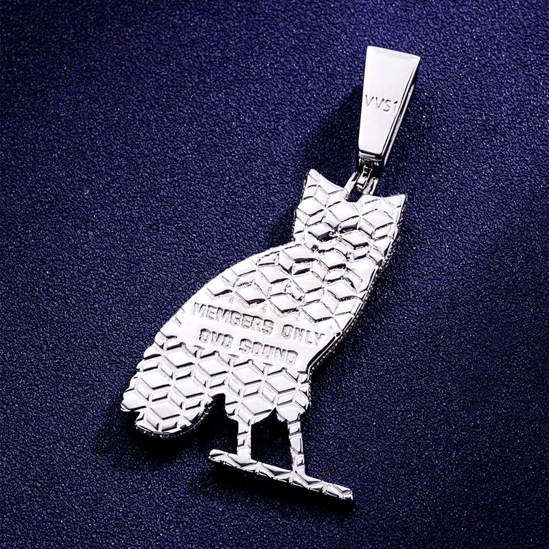 Custom S925 & VVS1 Moissanite Owl Pendant Deposit