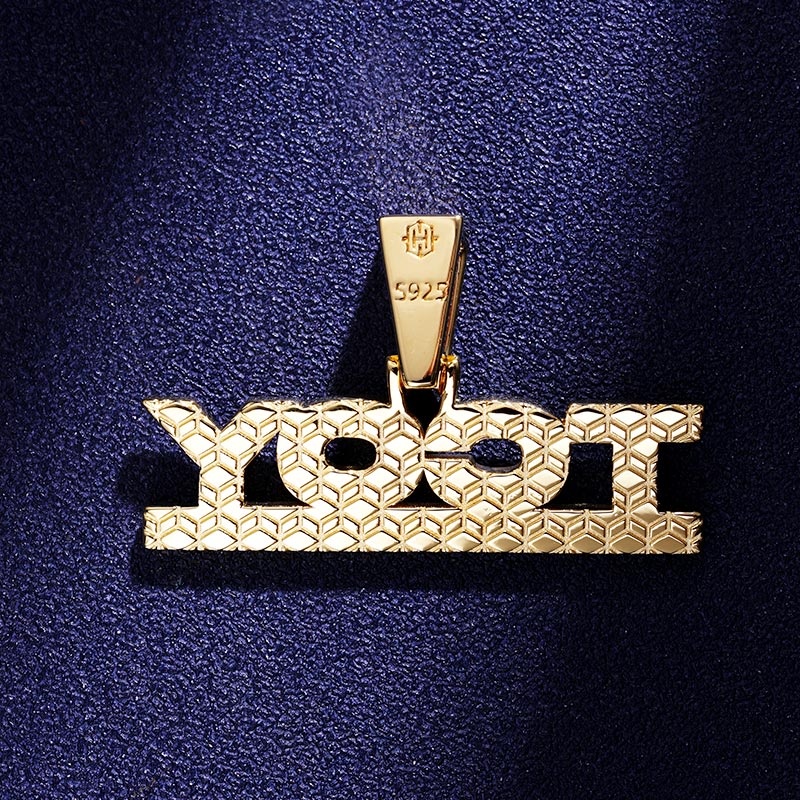 Custom S925 & VVS1 Moissanite Unique Letter Pendant Deposit