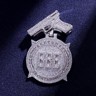 Custom S925 & VVS1 Moissanite Unique Round Pendant Deposit