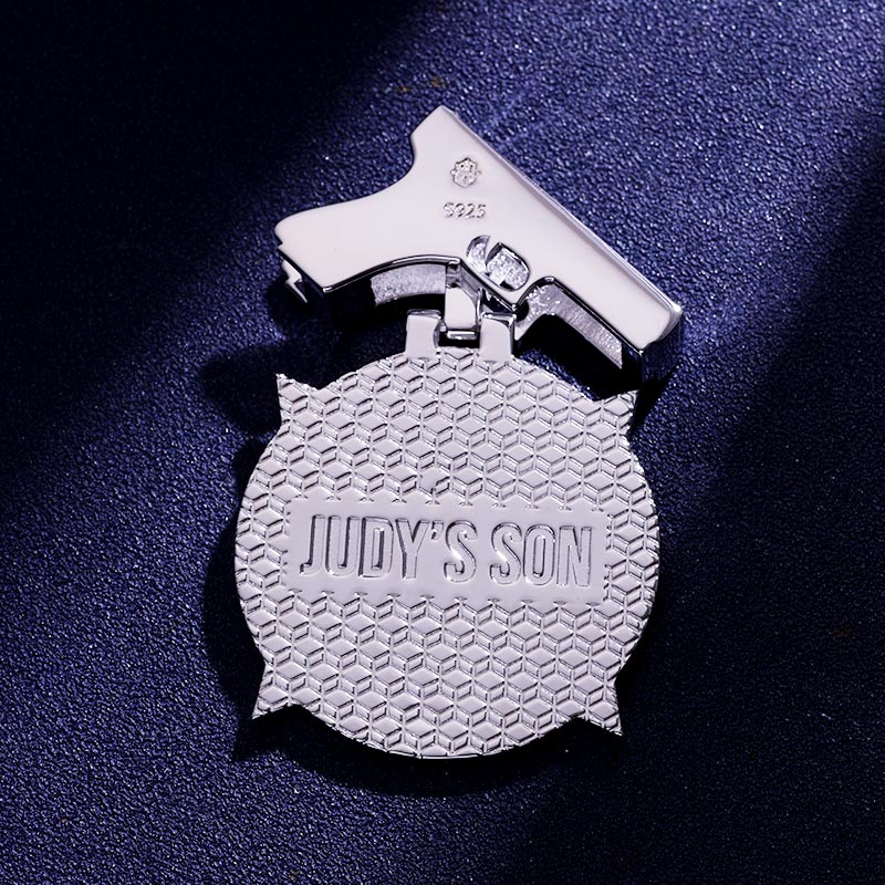 Custom S925 & VVS1 Moissanite Unique Round Pendant Deposit