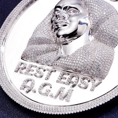 Custom S925 & VVS1 Moissanite Portrait Pendant Deposit