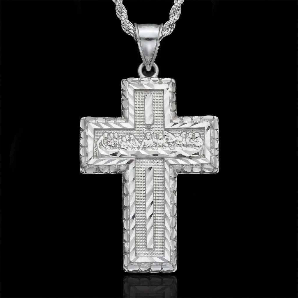 The Last Supper Nugget Cross Pendant The Last Supper Nugget Cross Pendant