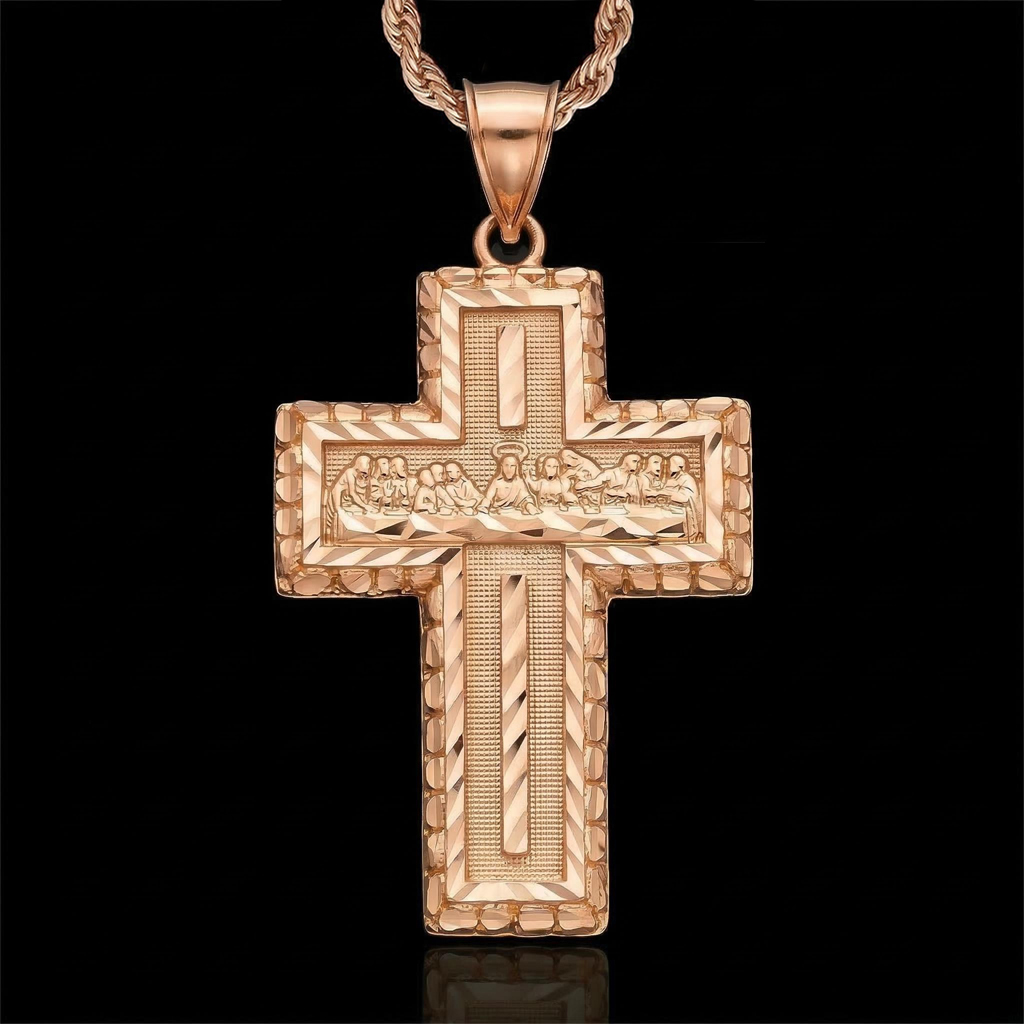 The Last Supper Nugget Cross Pendant The Last Supper Nugget Cross Pendant