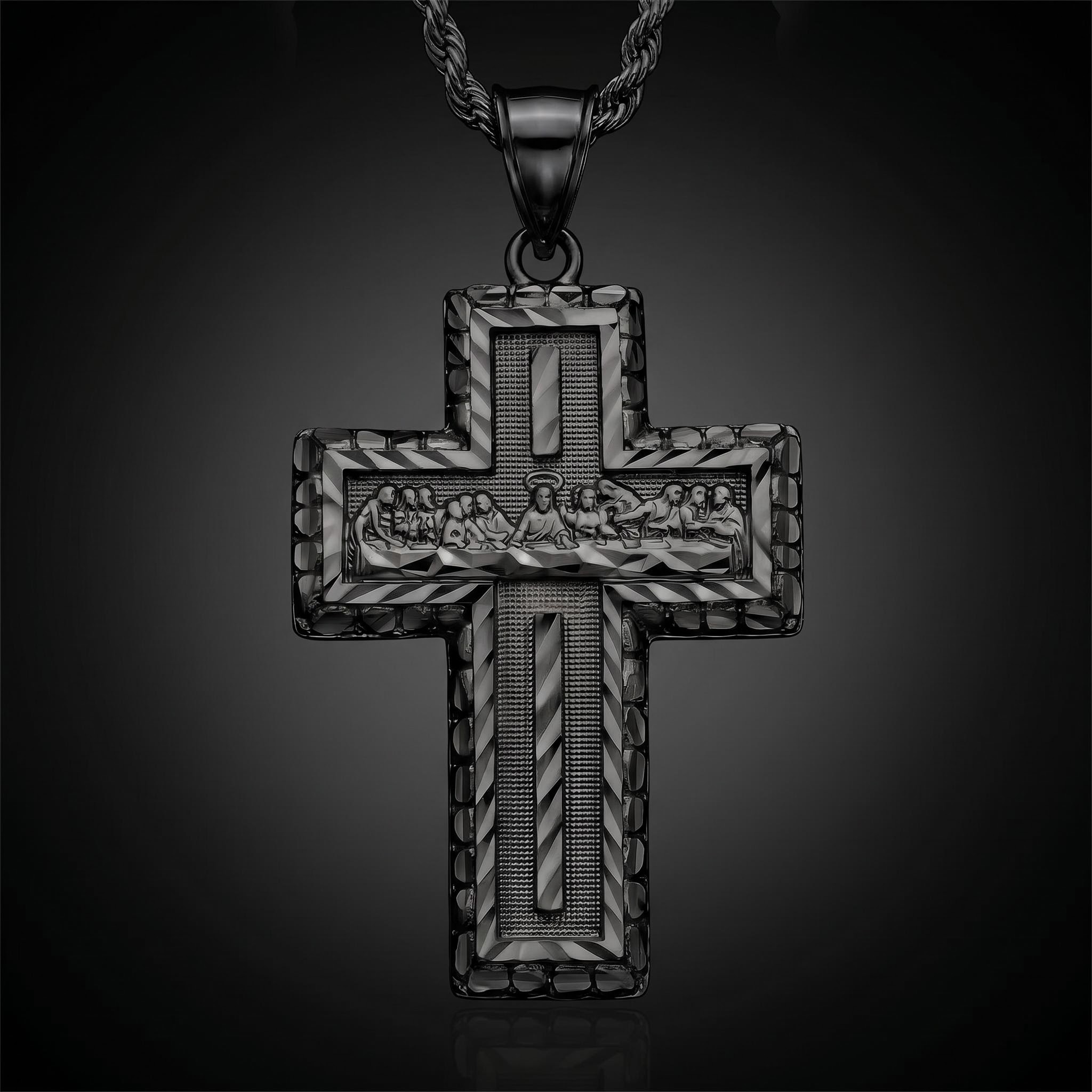 The Last Supper Nugget Cross Pendant The Last Supper Nugget Cross Pendant