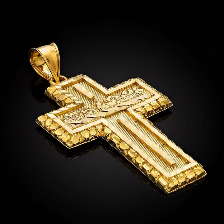 The Last Supper Nugget Cross Pendant The Last Supper Nugget Cross Pendant