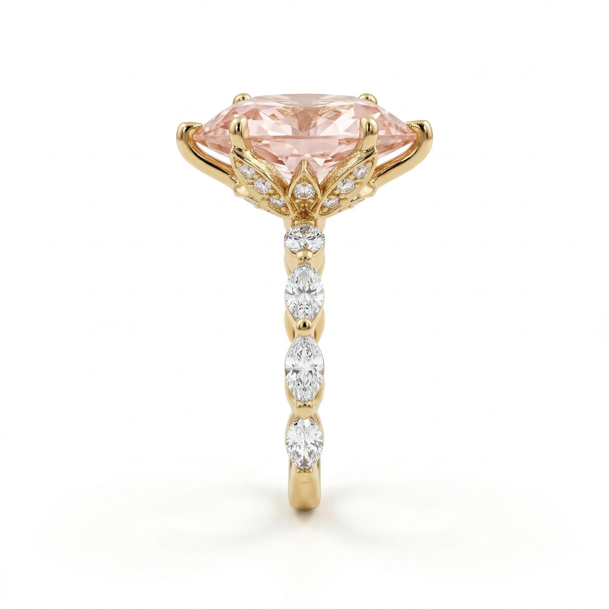 3.64ct CTW Elegant Marquise Cut S925 Silver Engagement Ring 3.64ct CTW Elegant Marquise Cut S925 Silver Engagement Ring