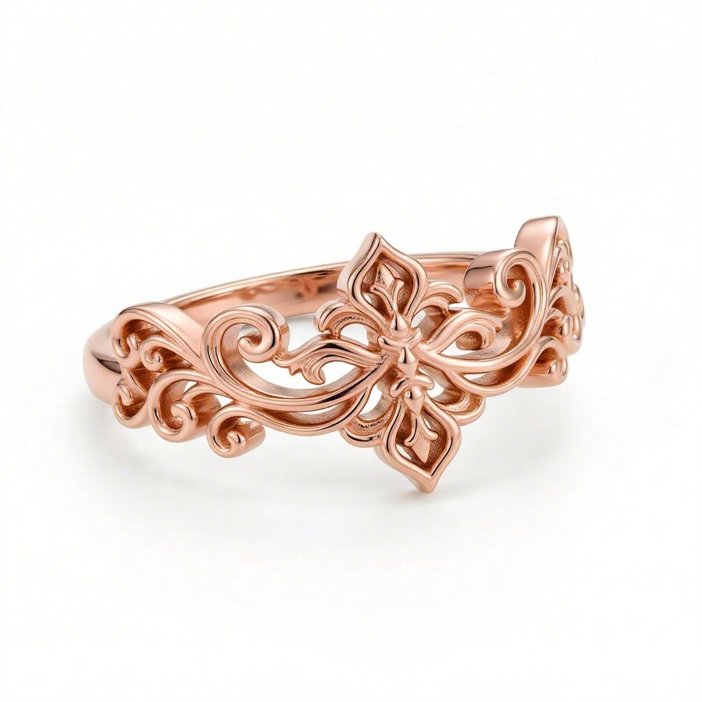 Vintage Filigree Ornate S925 Silver Women's Ring Vintage Filigree Ornate S925 Silver Women's Ring