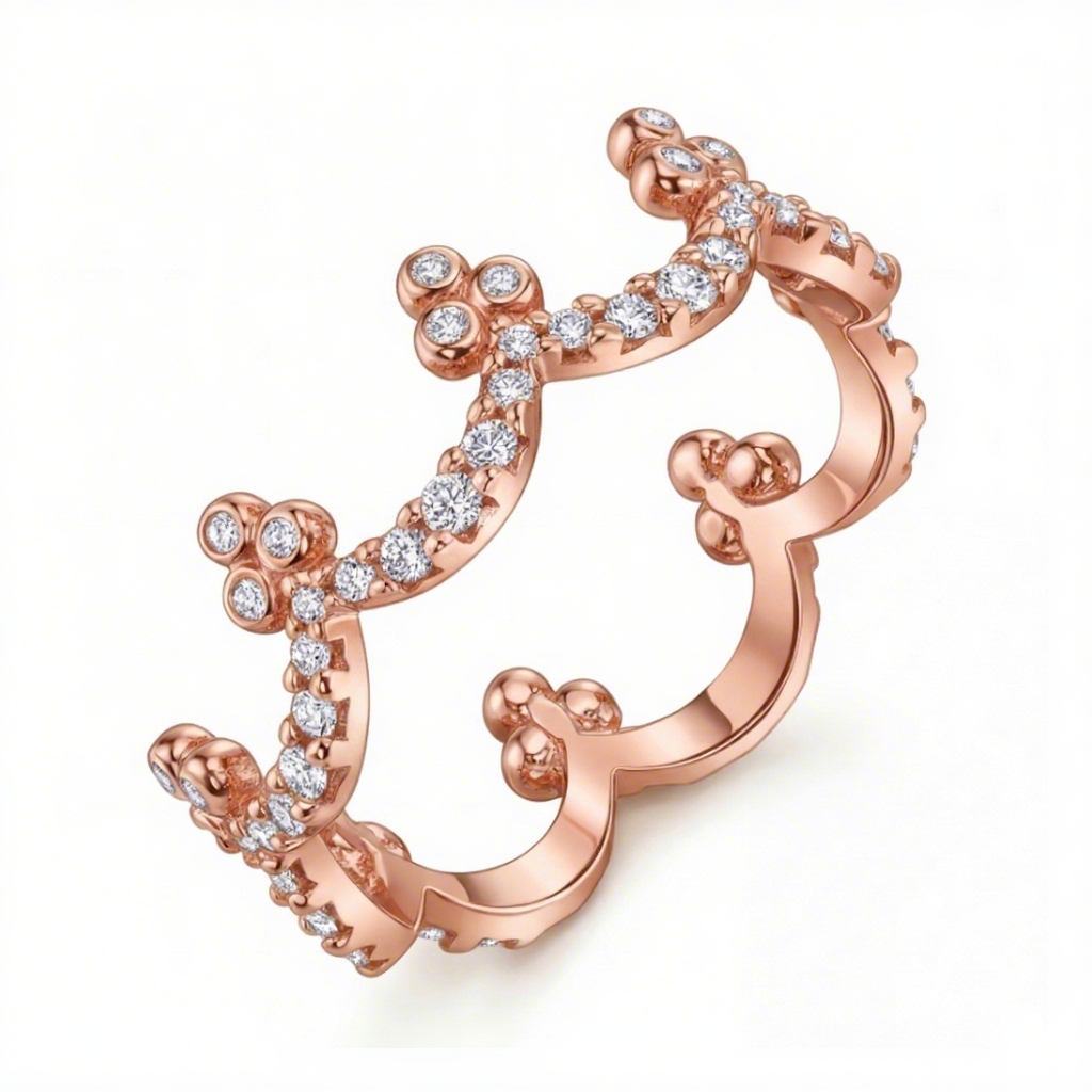 0.8 ct.tw Diamond Crown Women's Ring