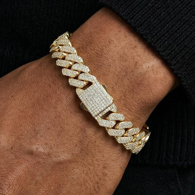 14mm Iced Out Miami Cuban Bracelet