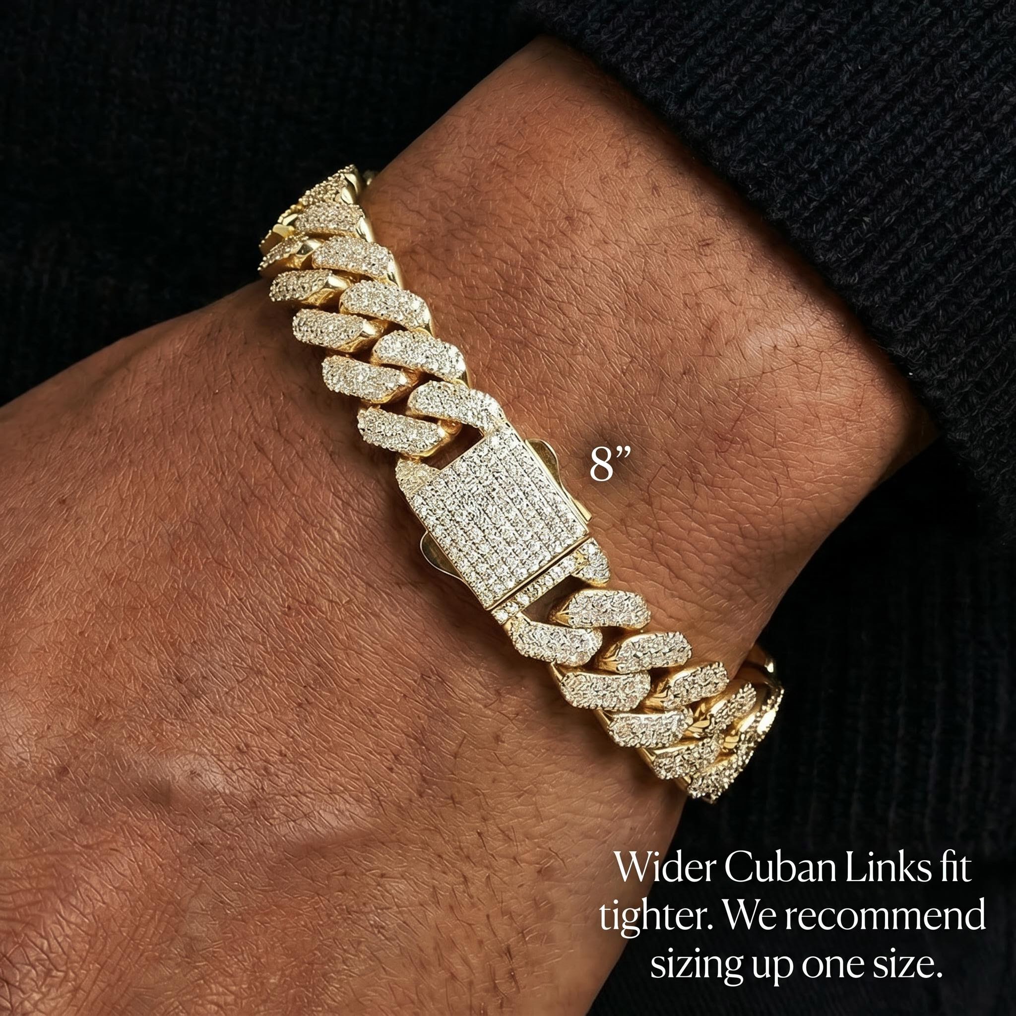 14mm Iced Out Miami Cuban Bracelet