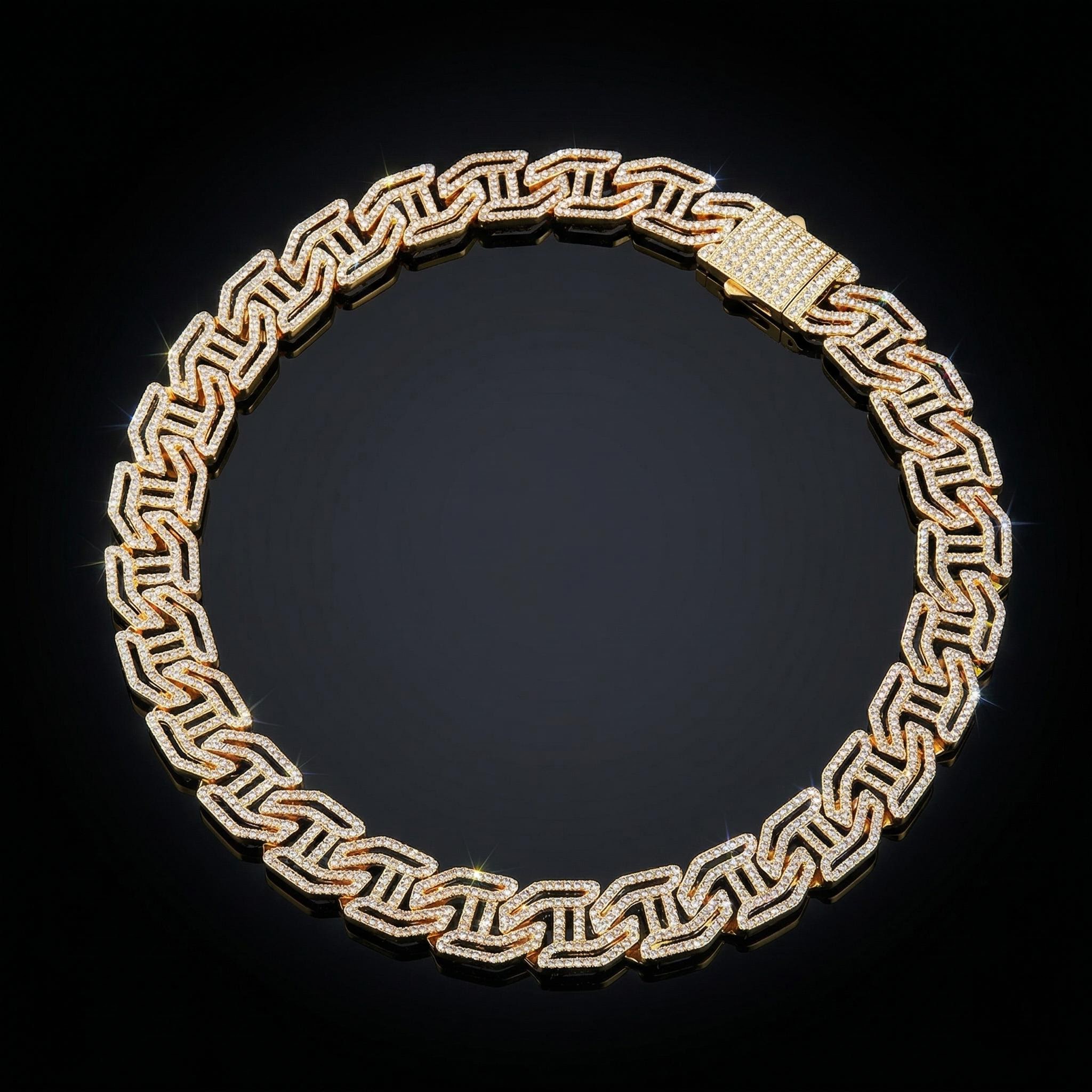 16mm Iced Out Cuban Link Chain