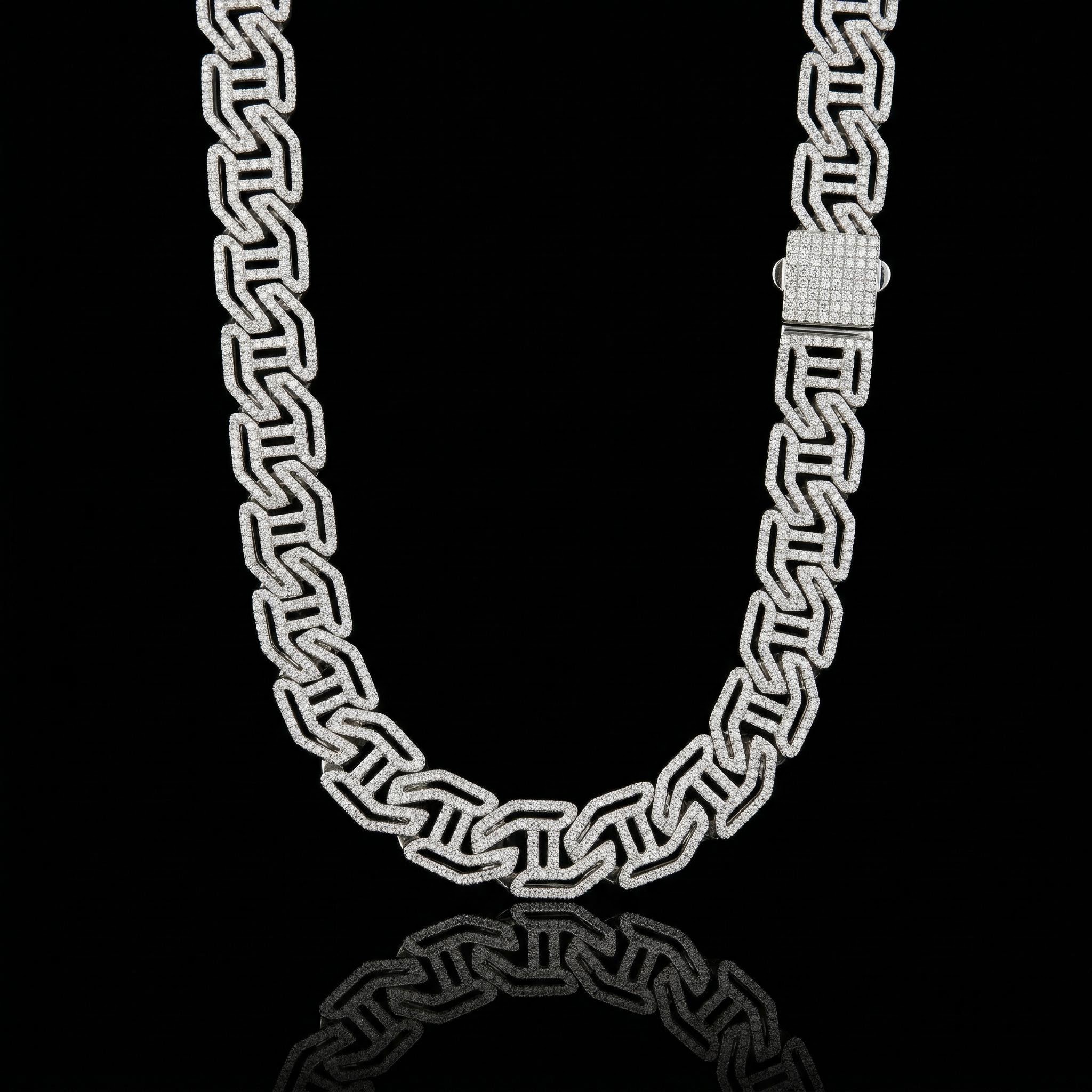 16mm Iced Out Cuban Link Chain