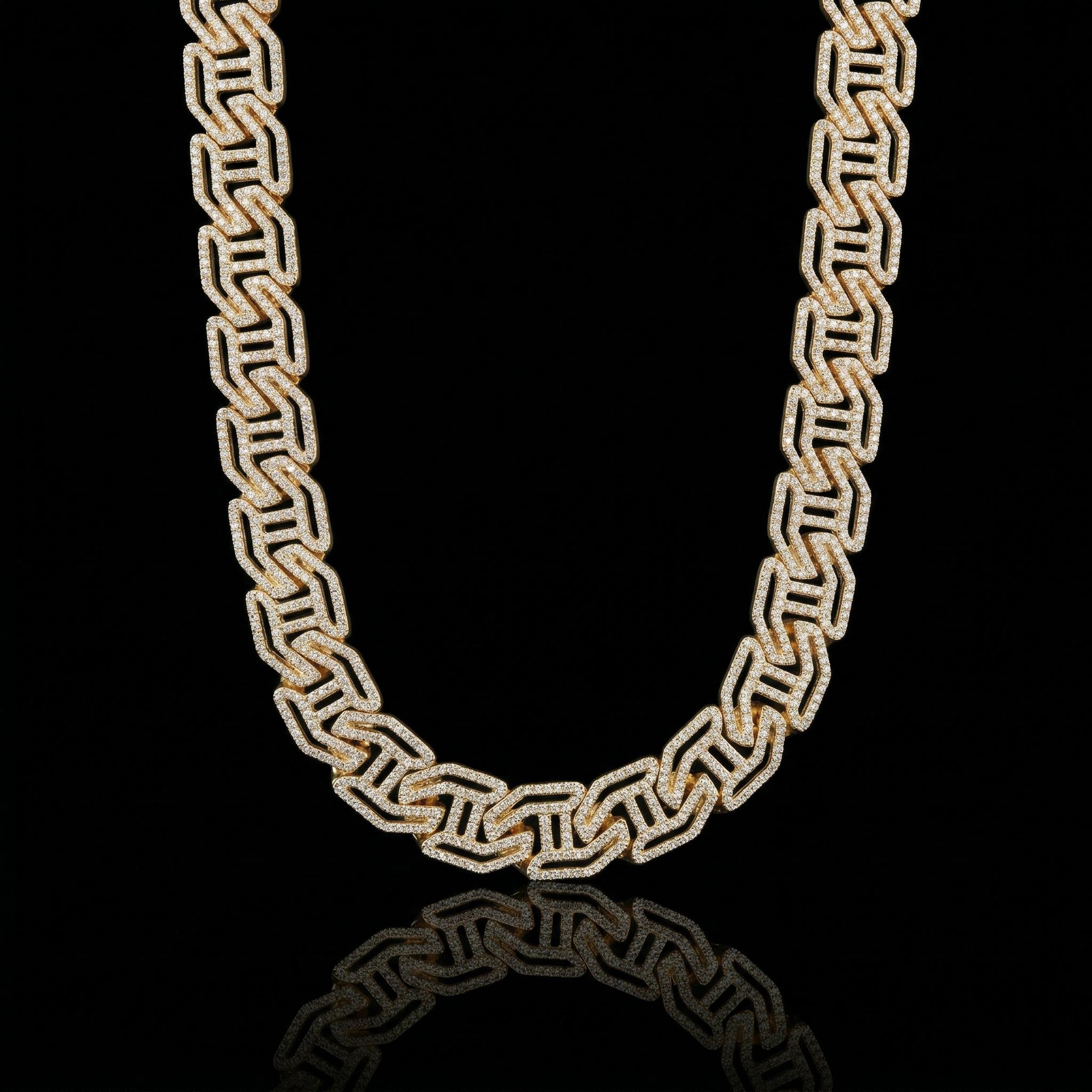 16mm Iced Out Cuban Link Chain