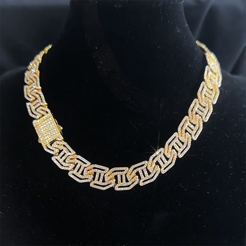 16mm Iced Out Cuban Link Chain