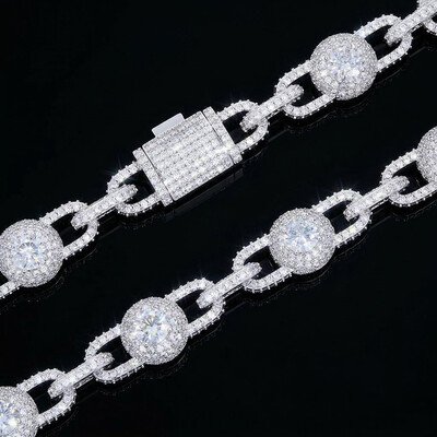 12mm Iced Out Ball Chain