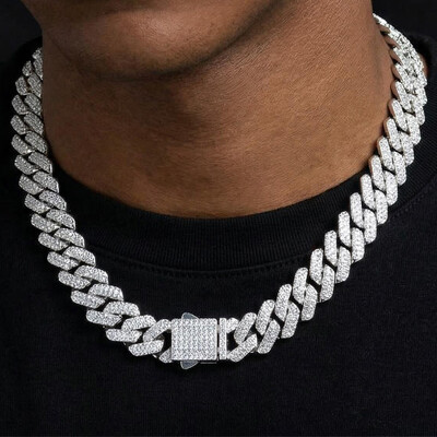 14mm Iced Out Miami Cuban Chain