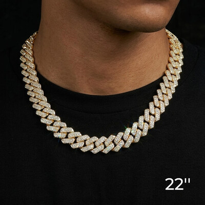 14mm Iced Out Miami Cuban Chain