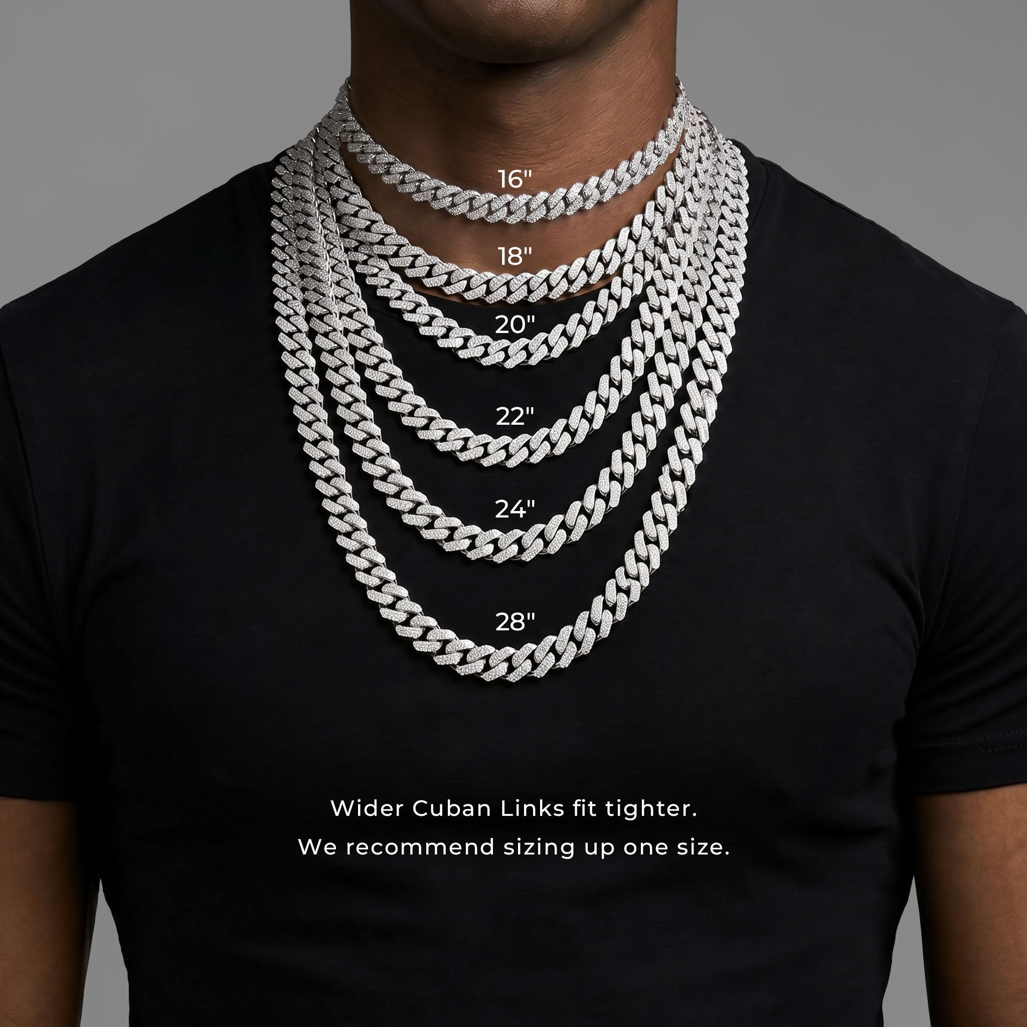 14mm Iced Out Miami Cuban Chain 14mm Iced Out Miami Cuban Chain