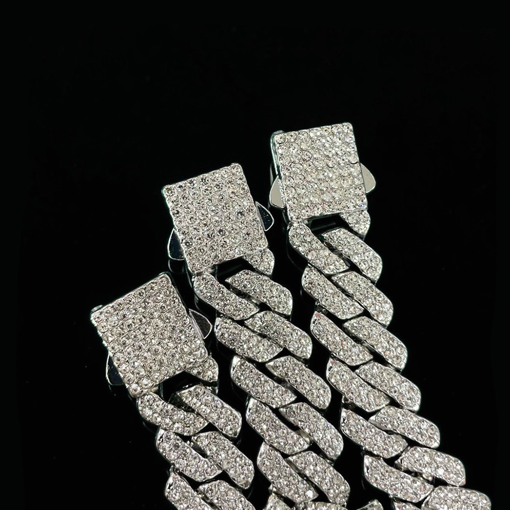 14mm Iced Out Miami Cuban Chain and Bracelet Set