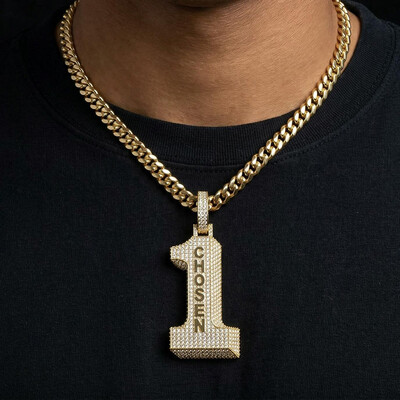 Iced Out 2" Chosen 1 Pendant