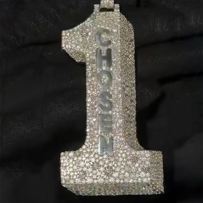 Iced Out 2" Chosen 1 Pendant