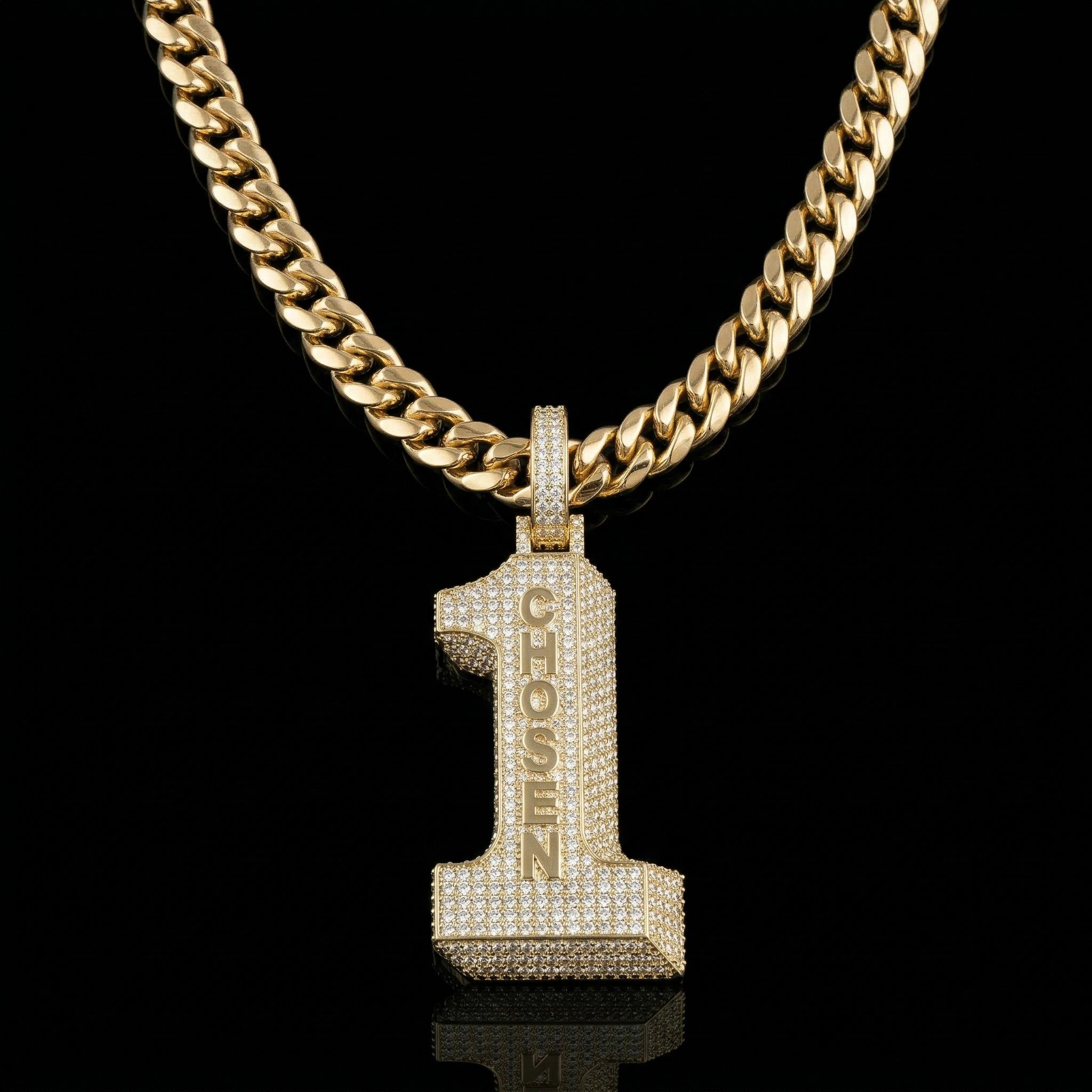 Iced Out 2" Chosen 1 Pendant