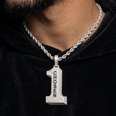 Iced Out 2" Chosen 1 Pendant