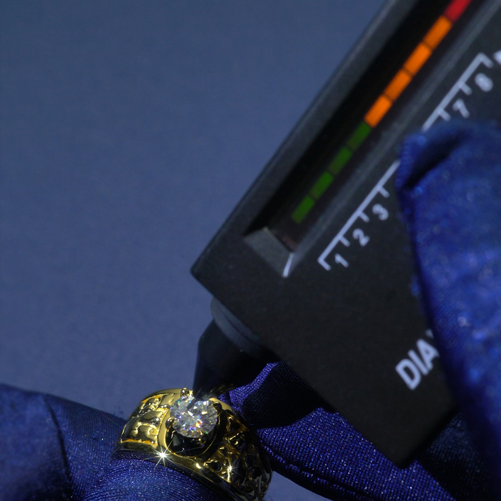 925S & VVS Moissanite 1.2Ct Nugget Ring