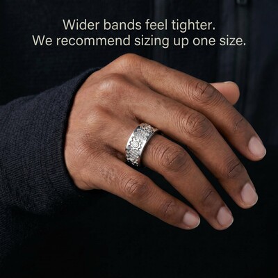 Rotating Gear Spinner Fidget Ring