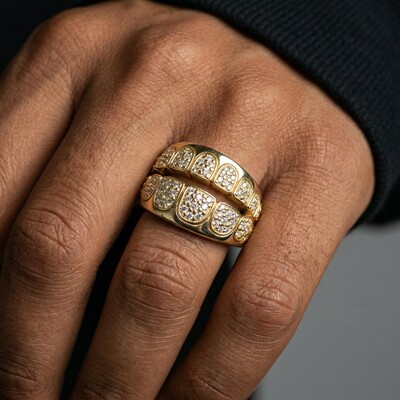 Iced Out Grill Ring